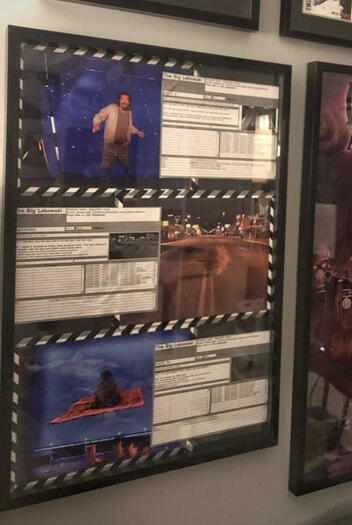Shots from The Big Lebowski that I worked on