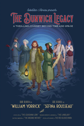 Mock movie poster for Arkham Horror The Card Game (personal fan art)