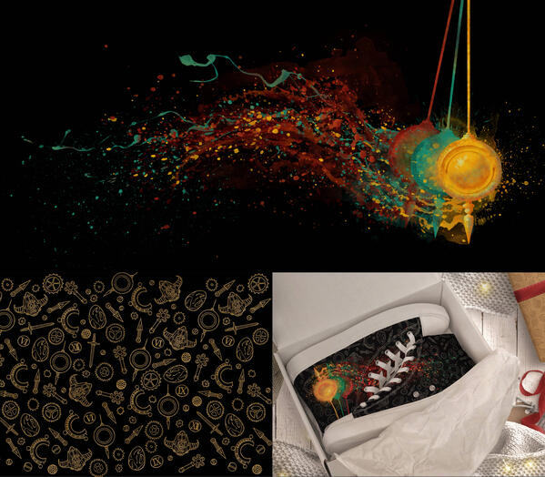 Chrono Trigger Shoe Design